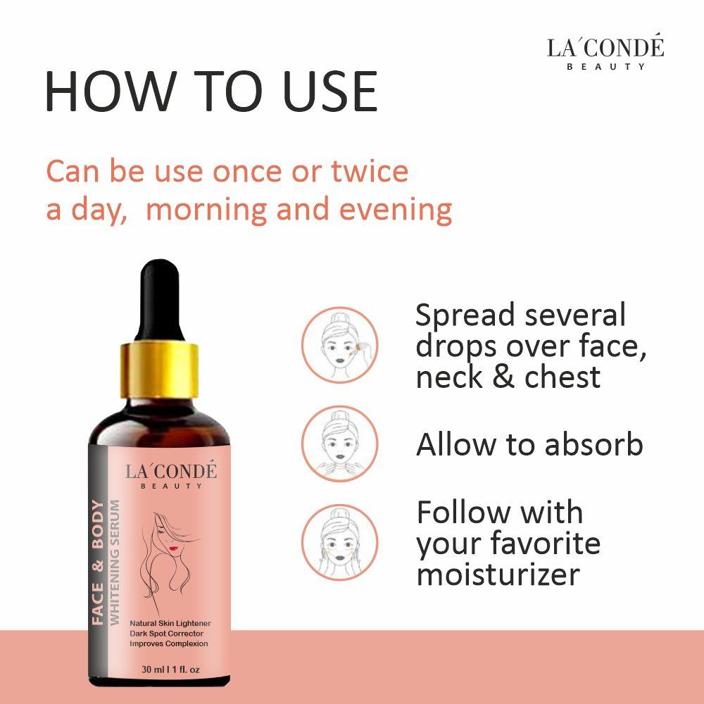 La'Conde Face and Body Skin Whitening Serum