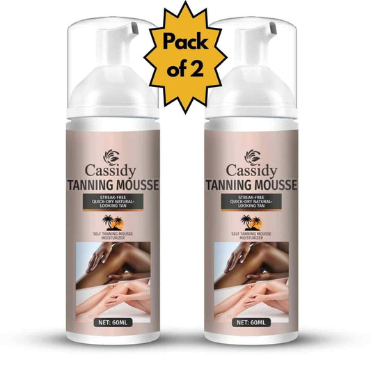 CASSIDY Tanning Mousse Moisturizer 60ml Pack of 2