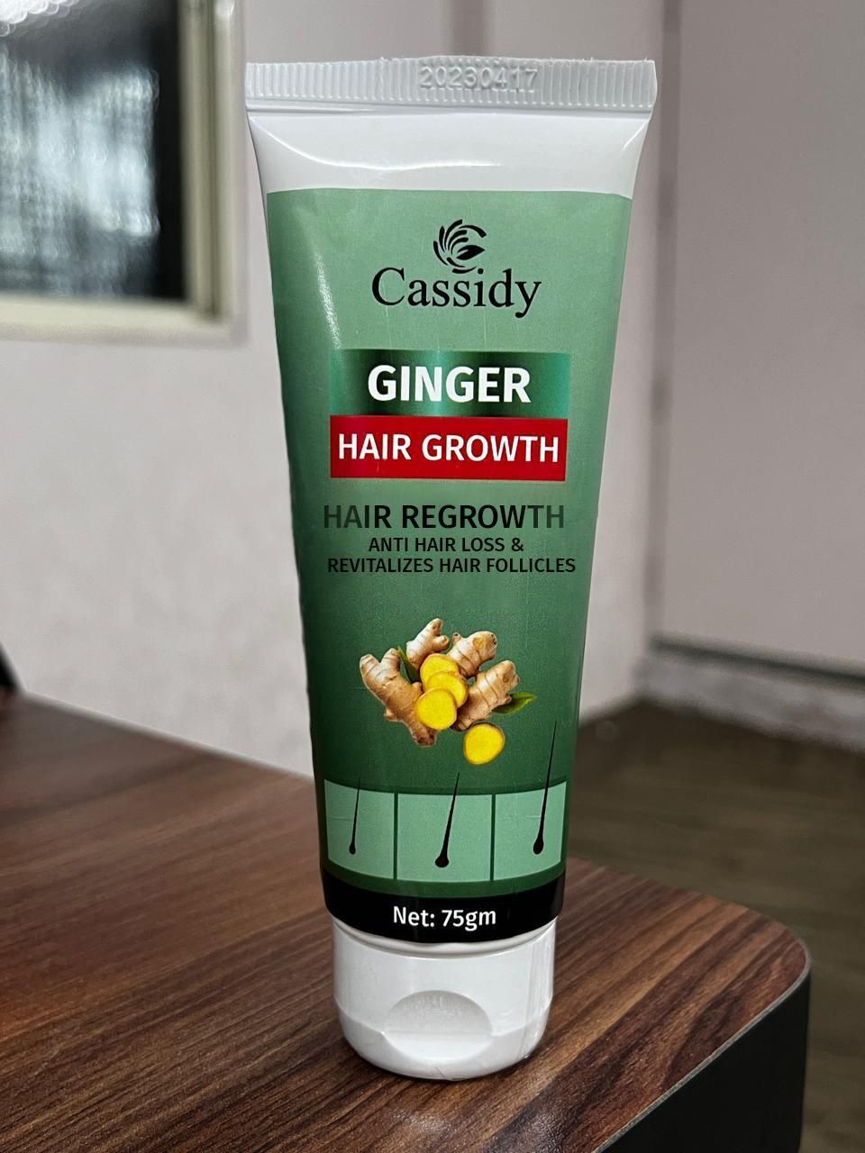 CASSIDY Ginger Hair Growth, Anti Hair Loss Treatment, 75gm (Pack of 2)