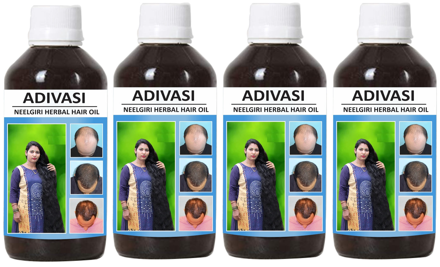 Adivasi Hair Oil 50ML (Pack of 4)