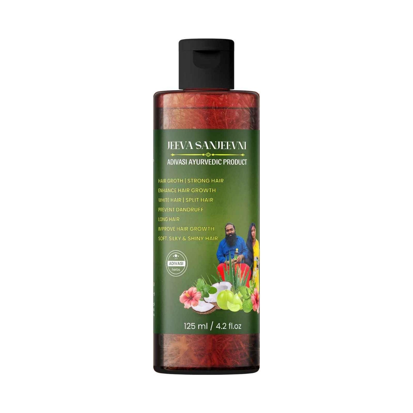 ADIVASI JEEVA SANJEEVINI HAIR OIL 125 ML (Pack of 2)