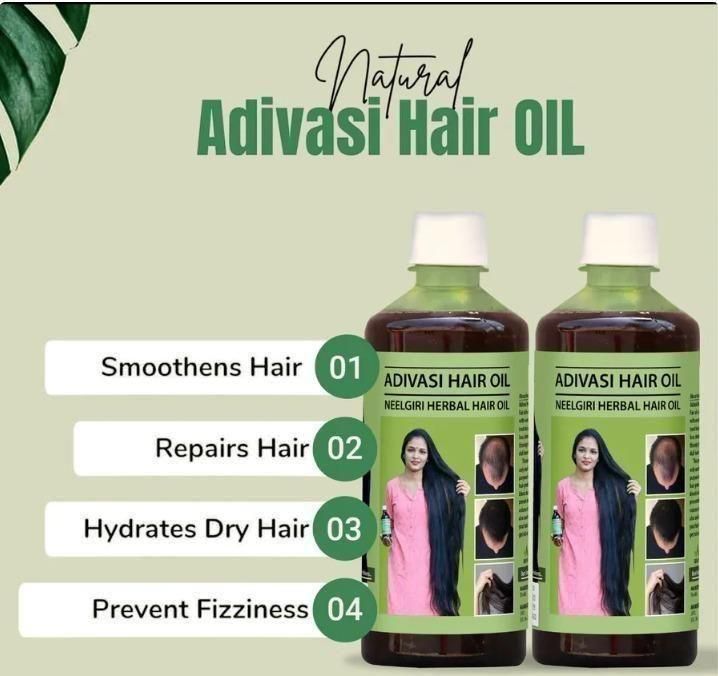 Adivasi Neelgiri Herbal Hair Oill 125ML (Pack of 2) at Deal IND.