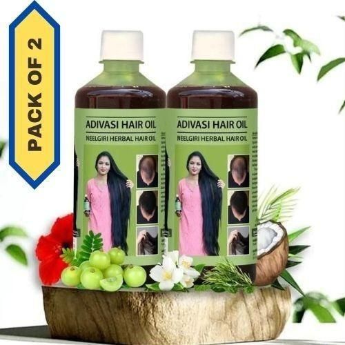 Shop Adivasi Neelgiri Herbal Hair Oill 125ML (Pack of 2) For Only ₹337/- at Deal iND.