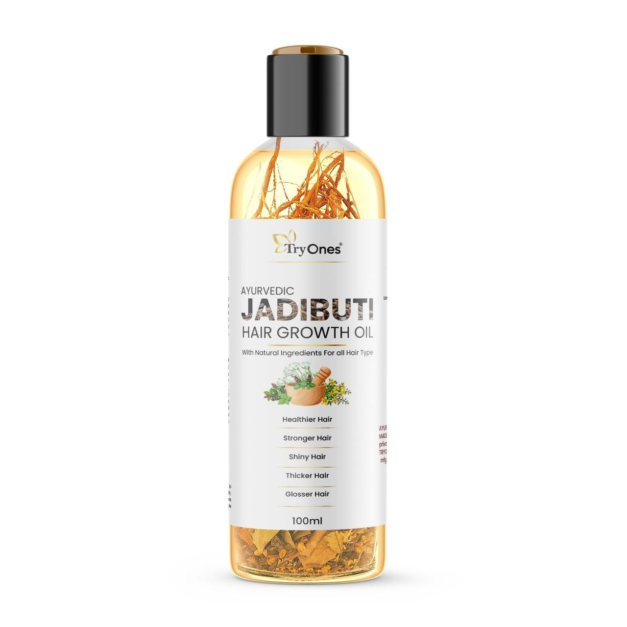 TryOnes Ayurvedic Jadibuti Hair Growth Oil 100ml(Pack Of 1)