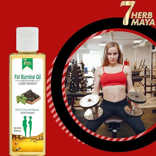 7Herbmaya Fat Burning Oil, Slimming oil, Fat Burner, Anti Cellulite & Skin Toning Slim Oil