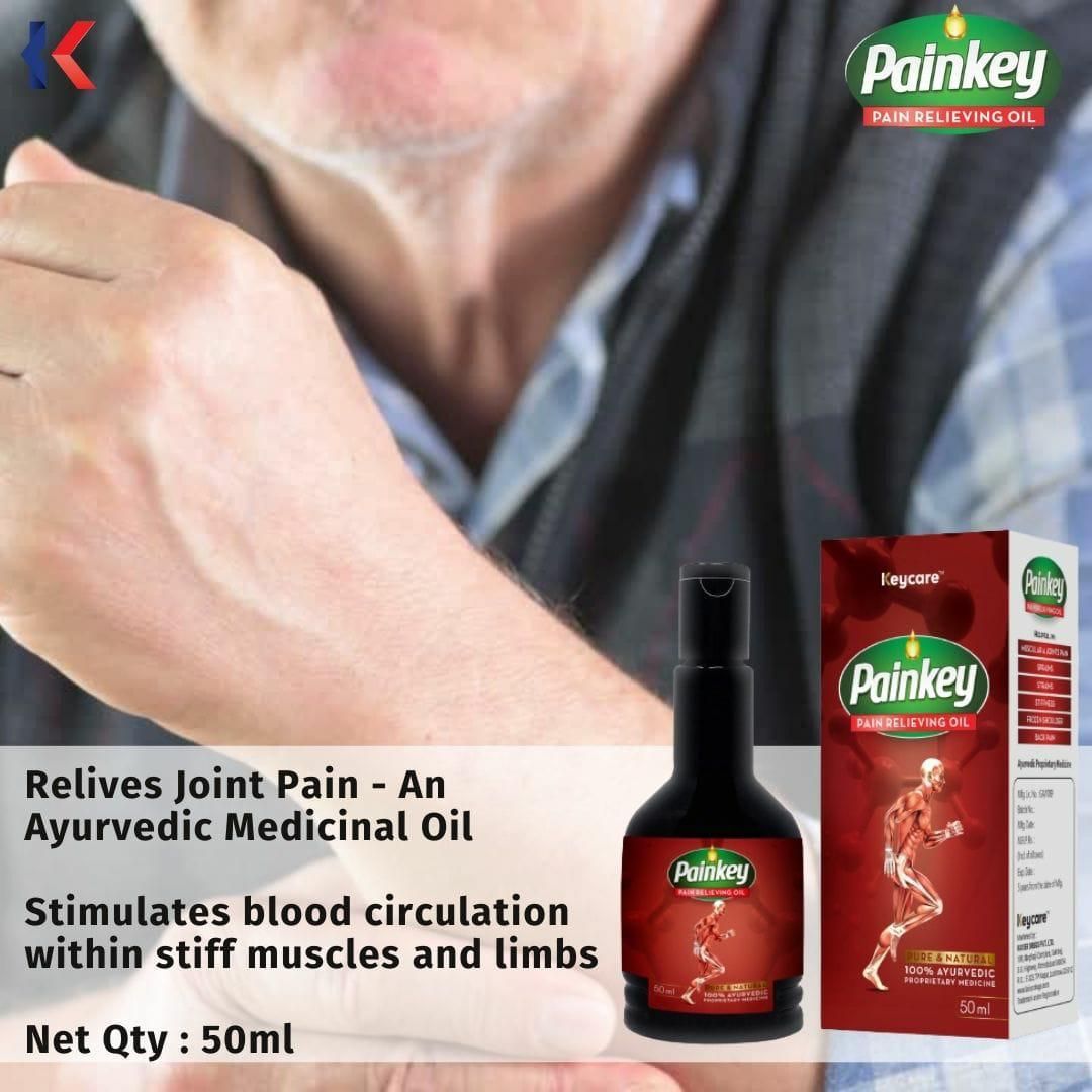 Painkey Ayurvedic Pain Relief Oil (Pack of 2)