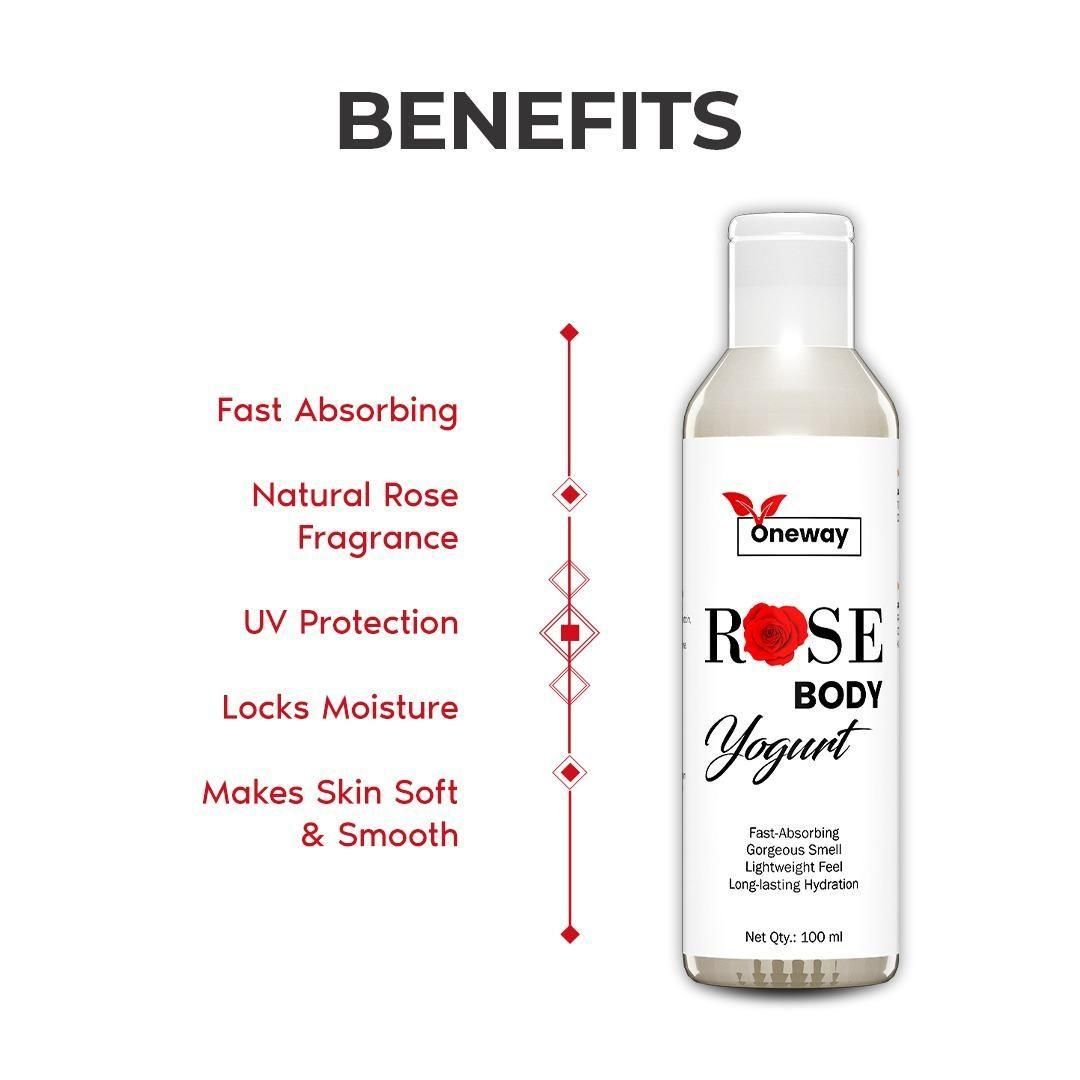 Oneway ROSE Body Yogurt Moisturization