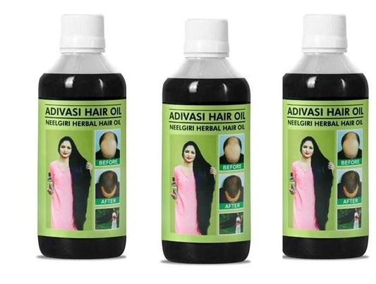 Adivasi Neelgiri Herbal Hair Oil 100ML (Pack of 3)