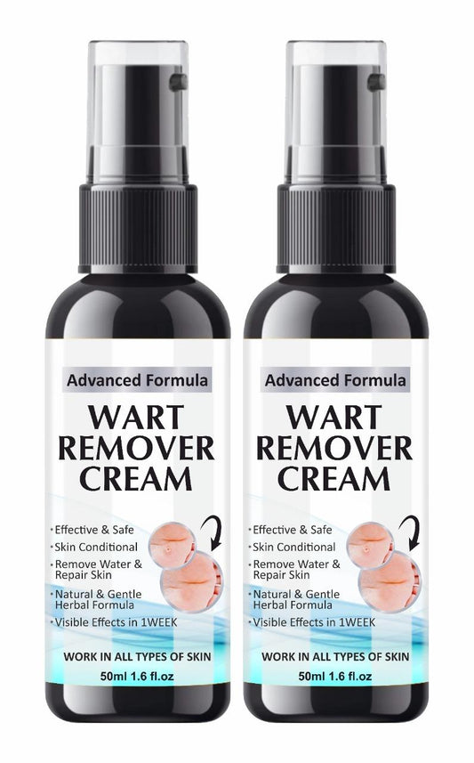 Advanced Formula Wart Remover Cream 50ml Each (Pack Of 2)