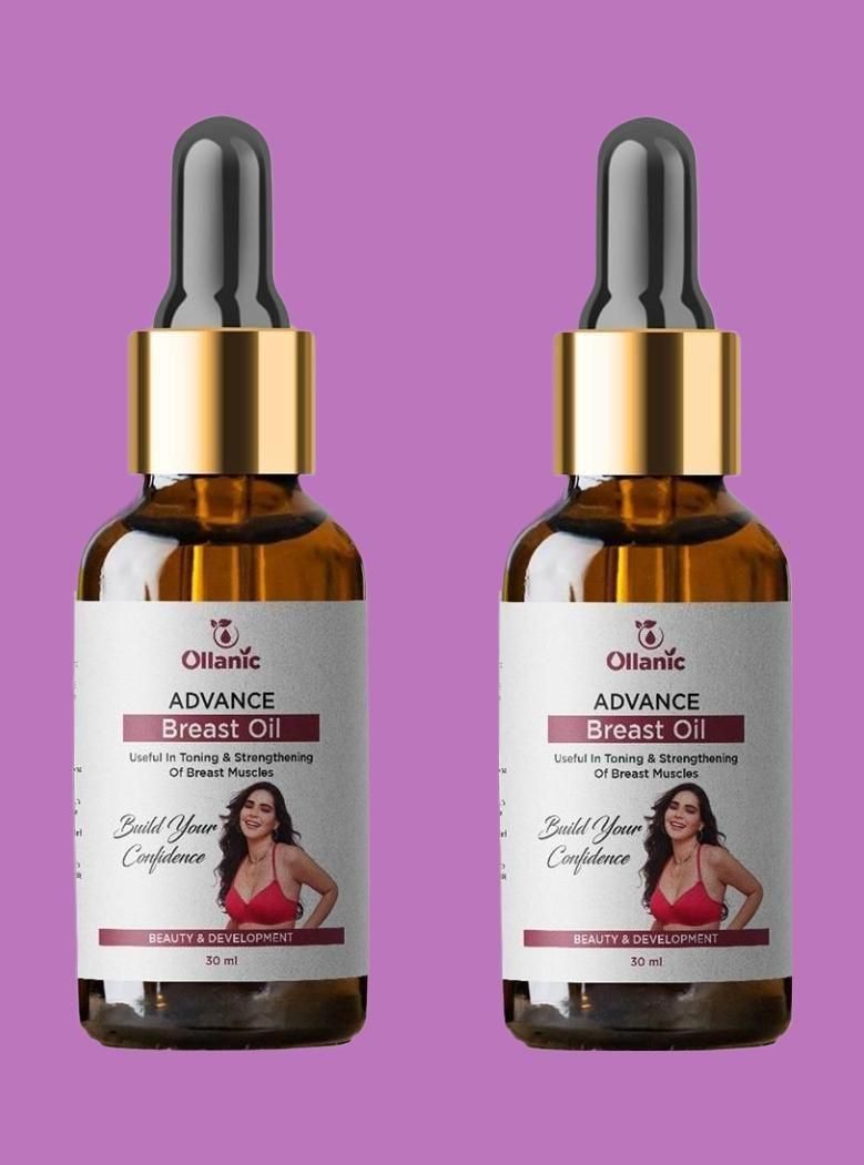 Oilanic Advance Breast Oil Combo 30ml Each (60ml) (Pack Of 2)