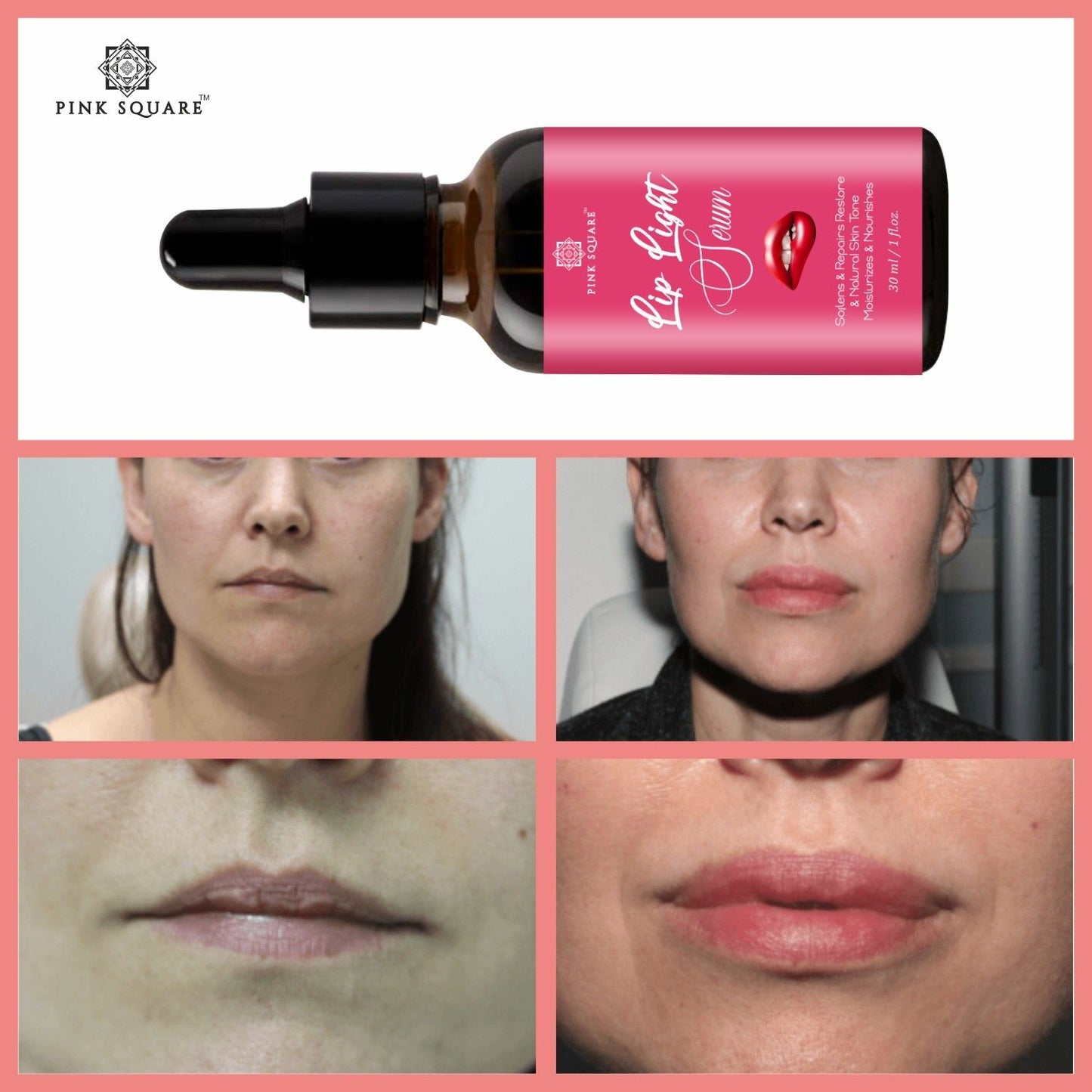 Premium Lip Light Serum Oil - For Glossy & Shiny Lips with Moisturizing Effect 30ml