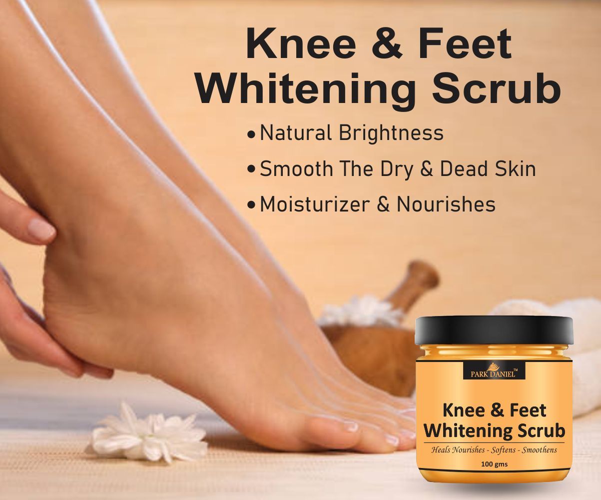 Park Daniel Knee and Feet Whitening Scrub | Body & Facial Cleaning Scrub Skin Polishing 100 Grams