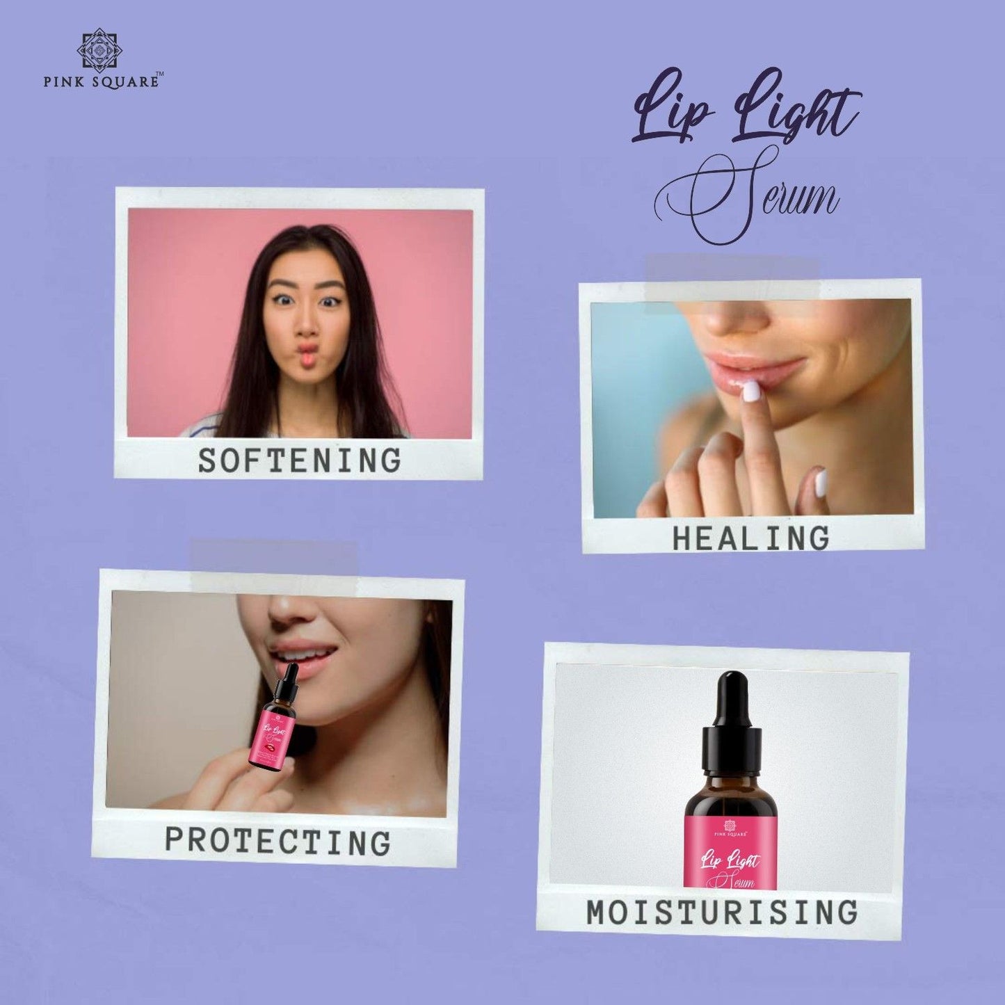 Premium Lip Light Serum Oil - For Glossy & Shiny Lips with Moisturizing Effect 30ml