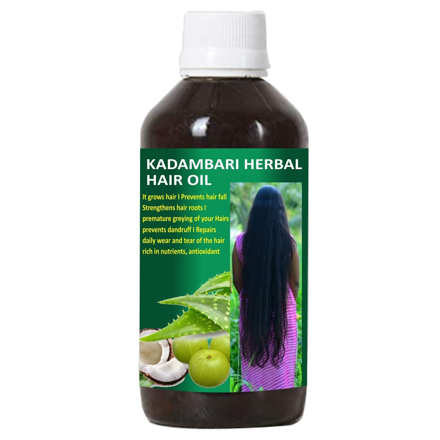 Donnara Organics Adivasi Kadambari Herbal Hair Oil For Strong, Healthy and Shiny Hair (125 ML)