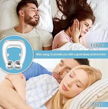 Anti Snoring Nose Clip Device for Men Women Nasal Strips Stops Snoring Stopper Anti-snoring Device  (Nose Clip)