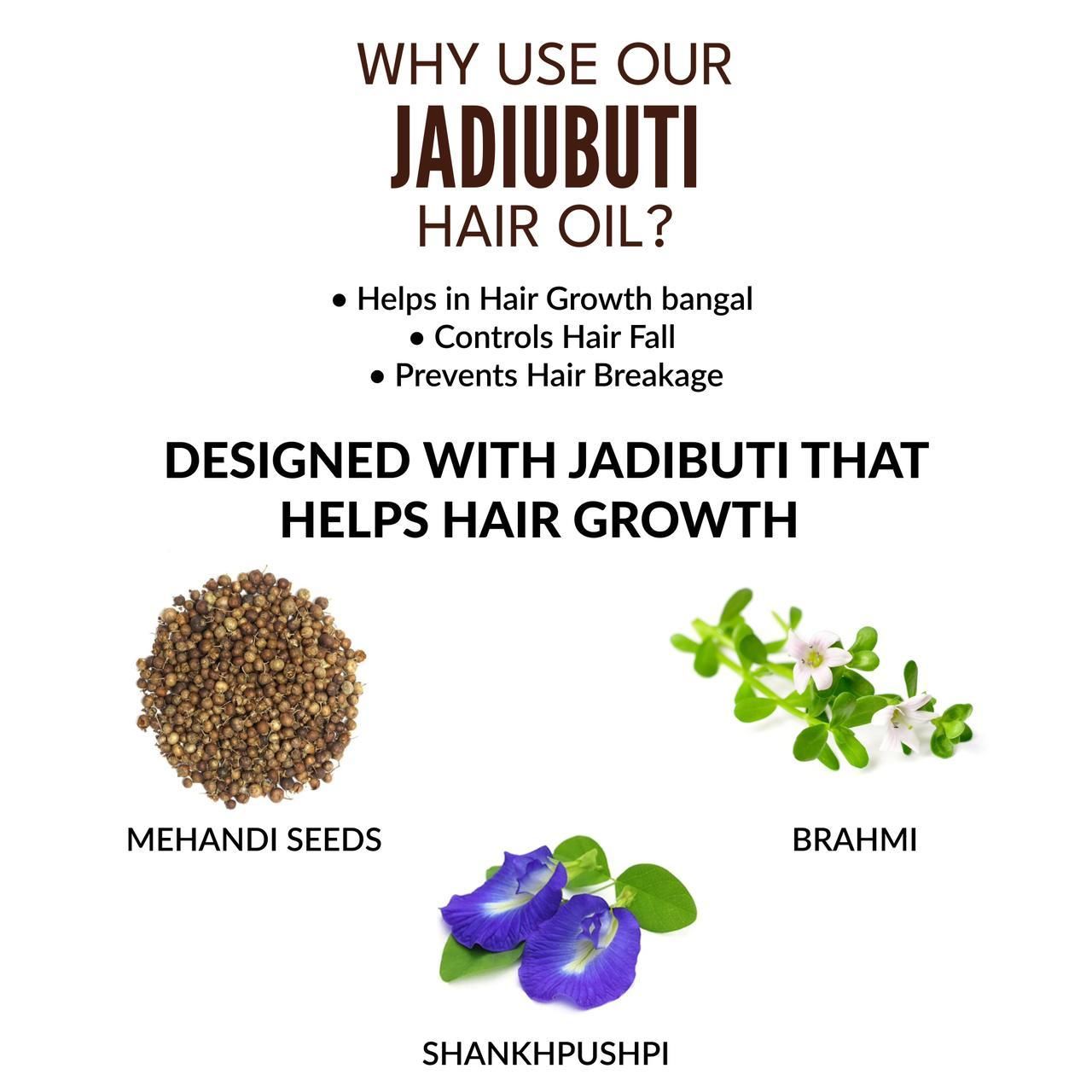 TryOnes Ayurvedic Jadibuti Hair Growth Oil 100ml(Pack Of 1)